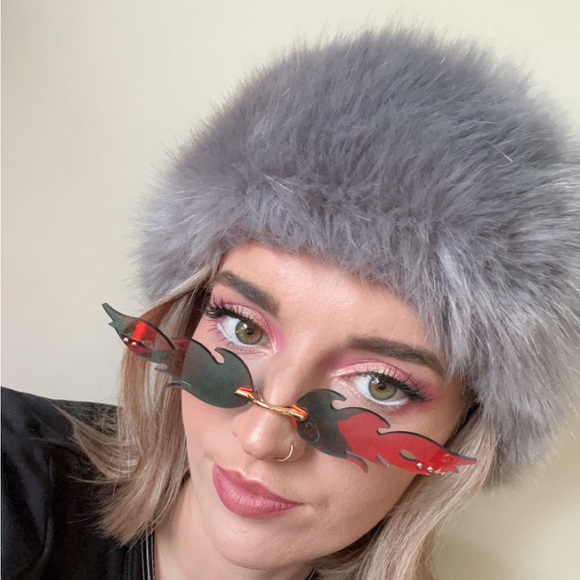 Warm winter fur headband - Picture 1 of 2